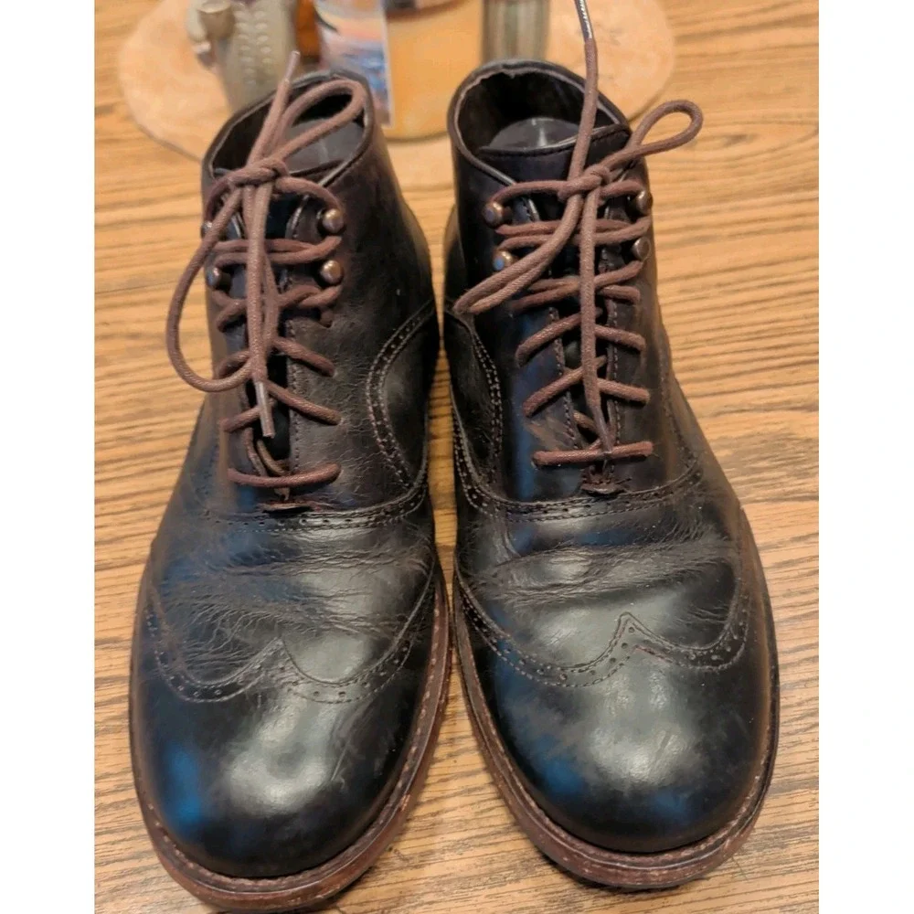 Wolverine 1000 Mile Wesley Wingtip Chukka Leather Boots Men's Size 8.5 D Brown
